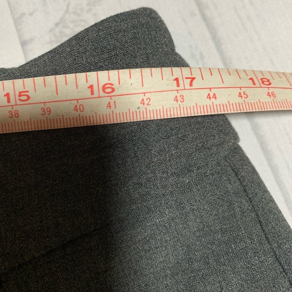 NWT Talbots Signature ankle Gray Dress Pants. Petites. Size 14WP. - Picture 9 of 11